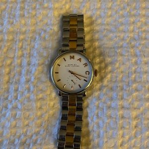 Marc Jacob’s silver and rose gold watch